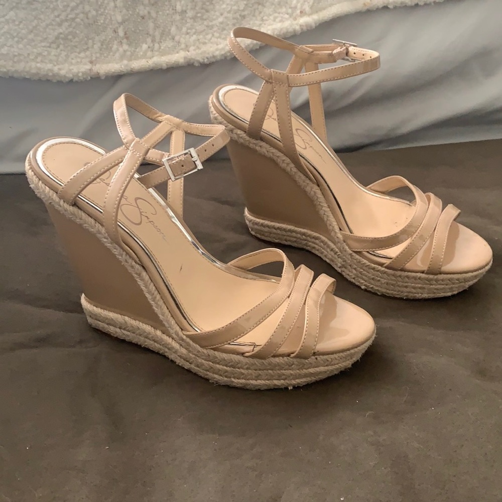 Jessica Simpson wedges
